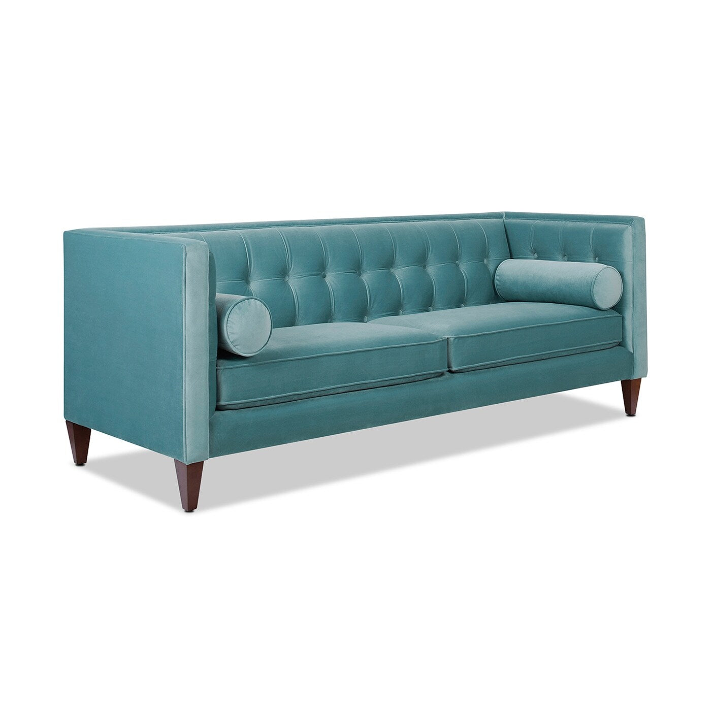 Jack 84 Modern Upholstered Tufted Tuxedo Sofa