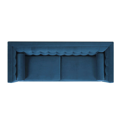 Jack 84 Modern Upholstered Tufted Tuxedo Sofa