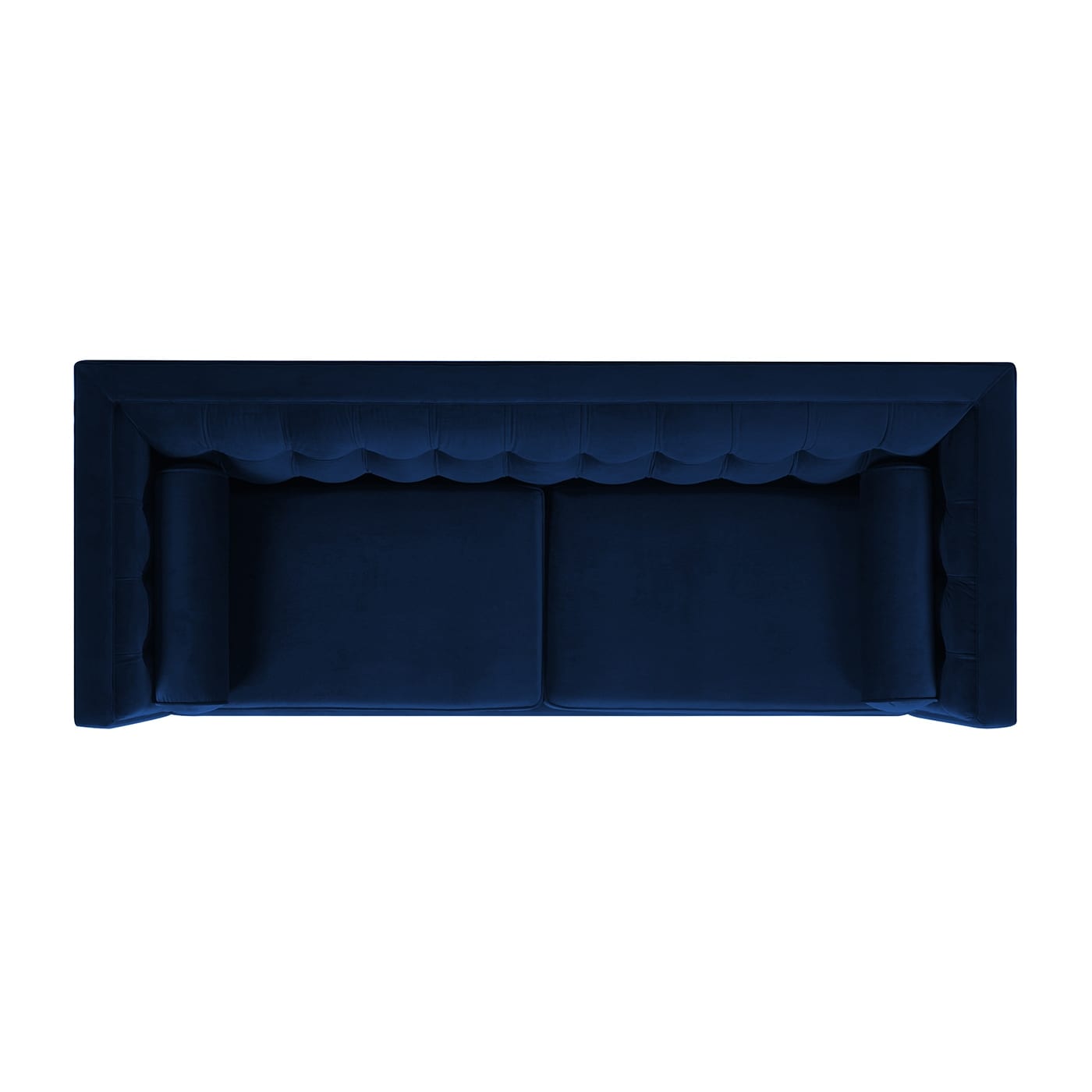 Jack 84 Modern Upholstered Tufted Tuxedo Sofa