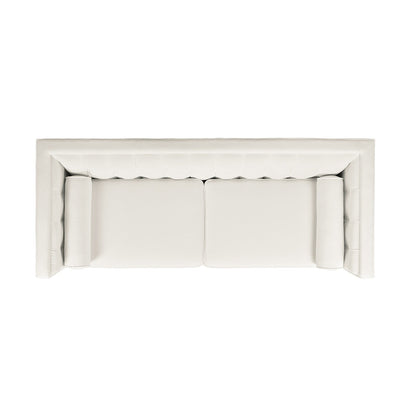 Jack 84 Modern Upholstered Tufted Tuxedo Sofa