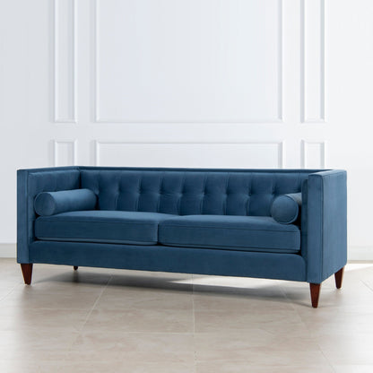 Jack 84 Modern Upholstered Tufted Tuxedo Sofa