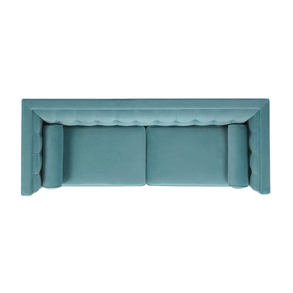 Jack 84 Modern Upholstered Tufted Tuxedo Sofa