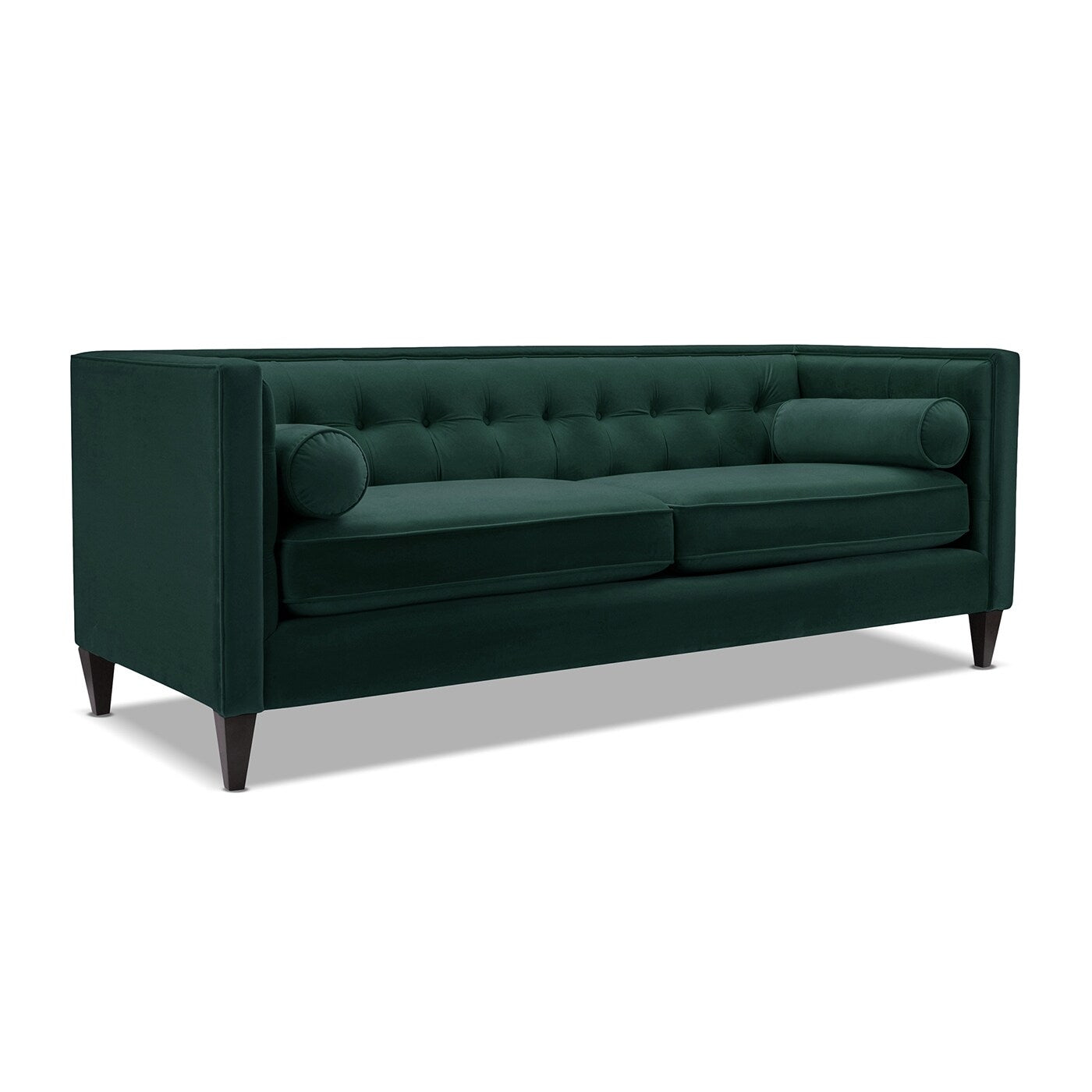 Jack 84 Modern Upholstered Tufted Tuxedo Sofa