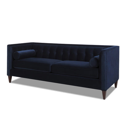 Jack 84 Modern Upholstered Tufted Tuxedo Sofa