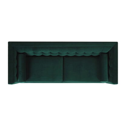 Jack 84 Modern Upholstered Tufted Tuxedo Sofa