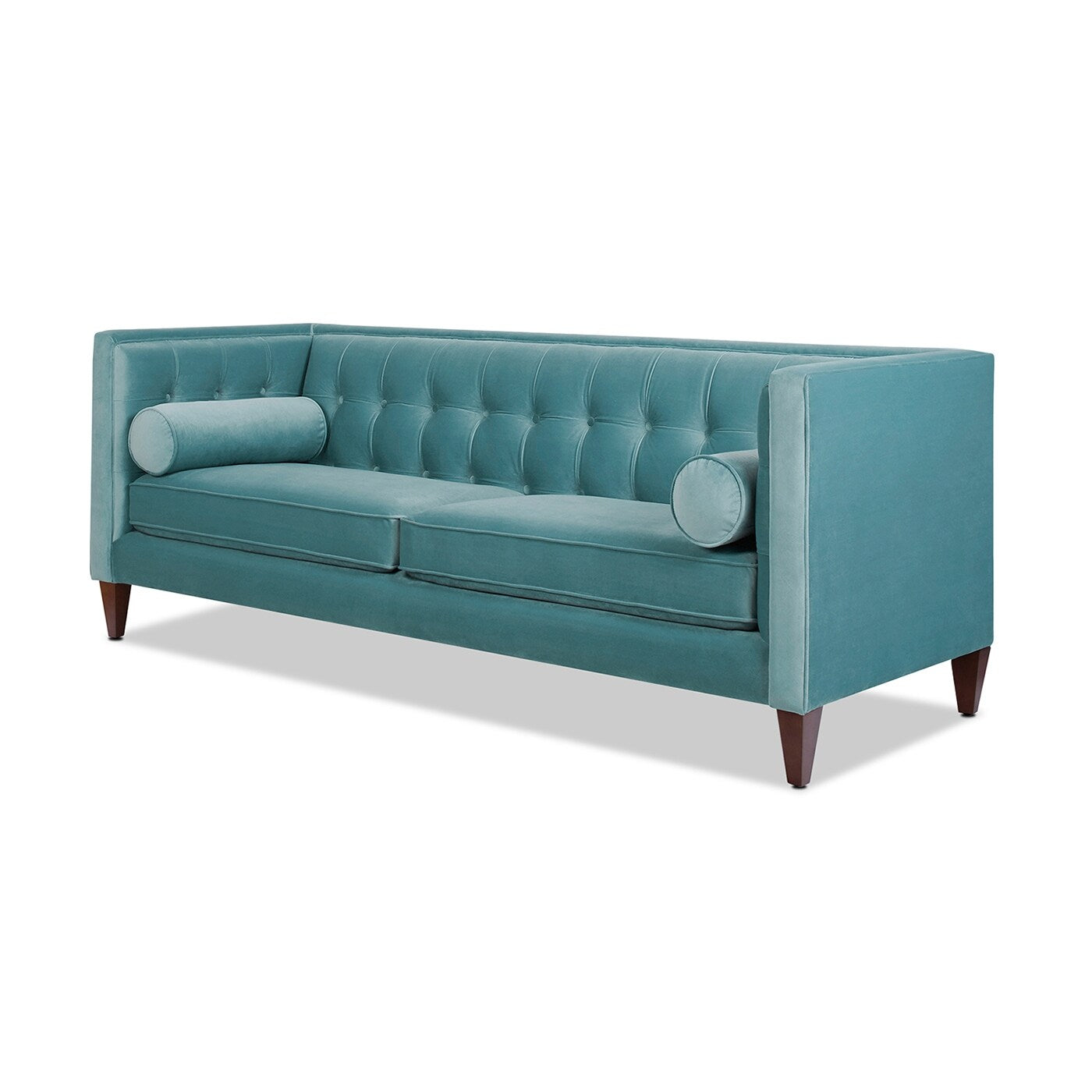 Jack 84 Modern Upholstered Tufted Tuxedo Sofa
