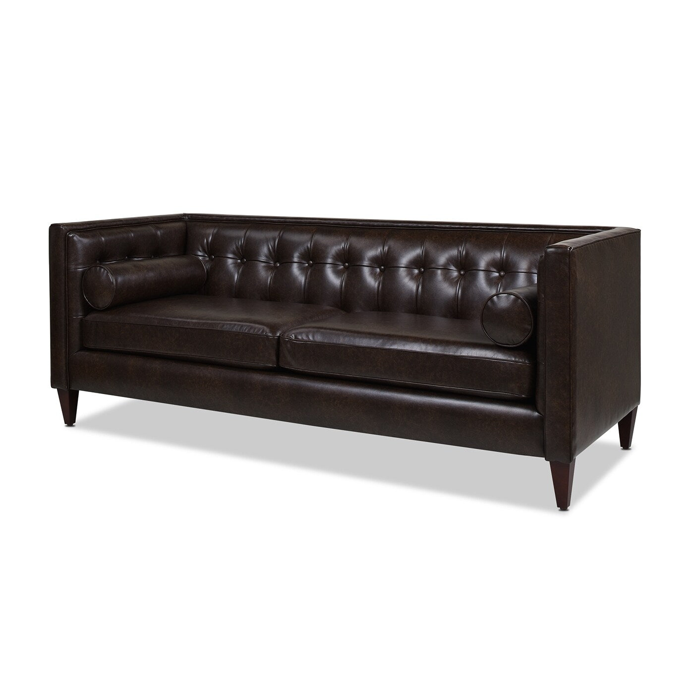 Jack 84 Modern Upholstered Tufted Tuxedo Sofa