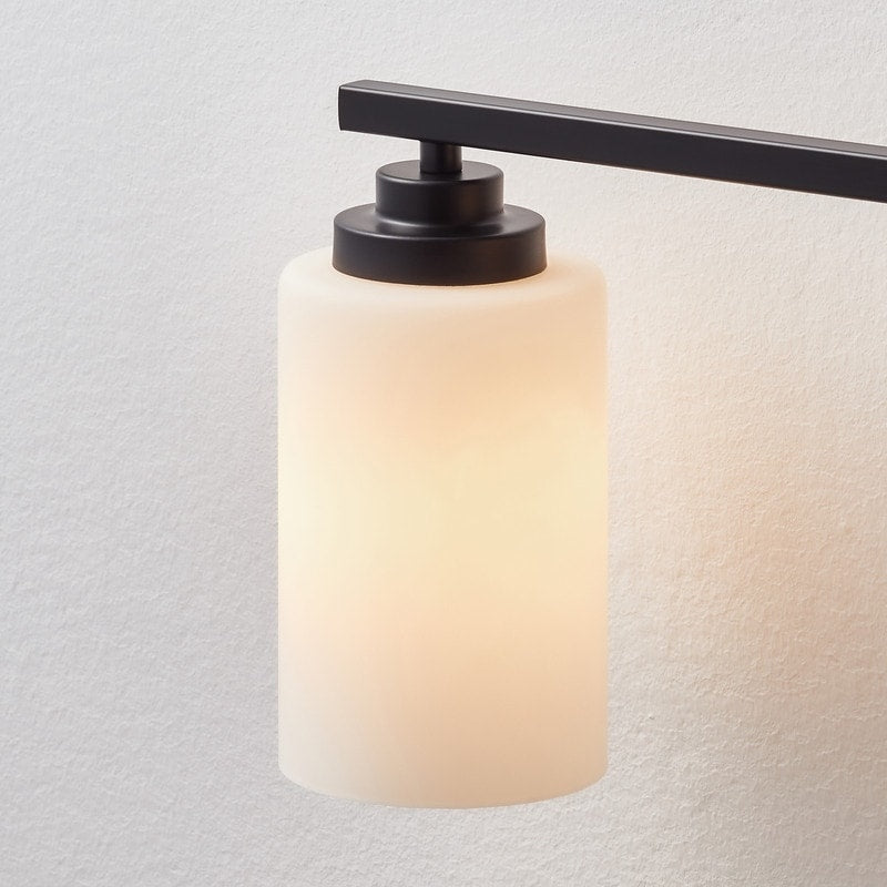 KAWOTI 3-Light Dimmable Bathroom Vanity Light with Frosted White Glass