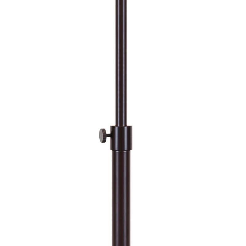 KAWOTI 63.5 Standard Adjustable Floor Lamp with Fabric Linen Shade