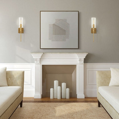 KAWOTI 5.5-in W 2-light Dimmable Wall Sconce Set(Set of 2)