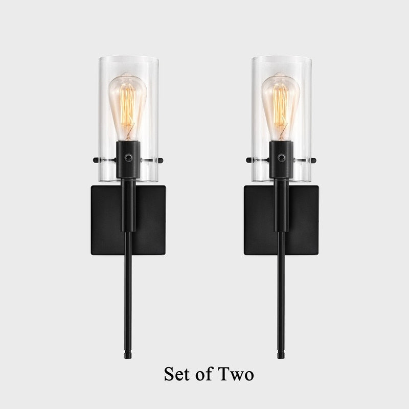 KAWOTI 5.5-in W 2-light Dimmable Wall Sconce Set(Set of 2)