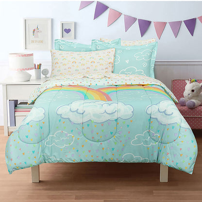 Kidz Mix Rainbow Clouds Bed in a Bag