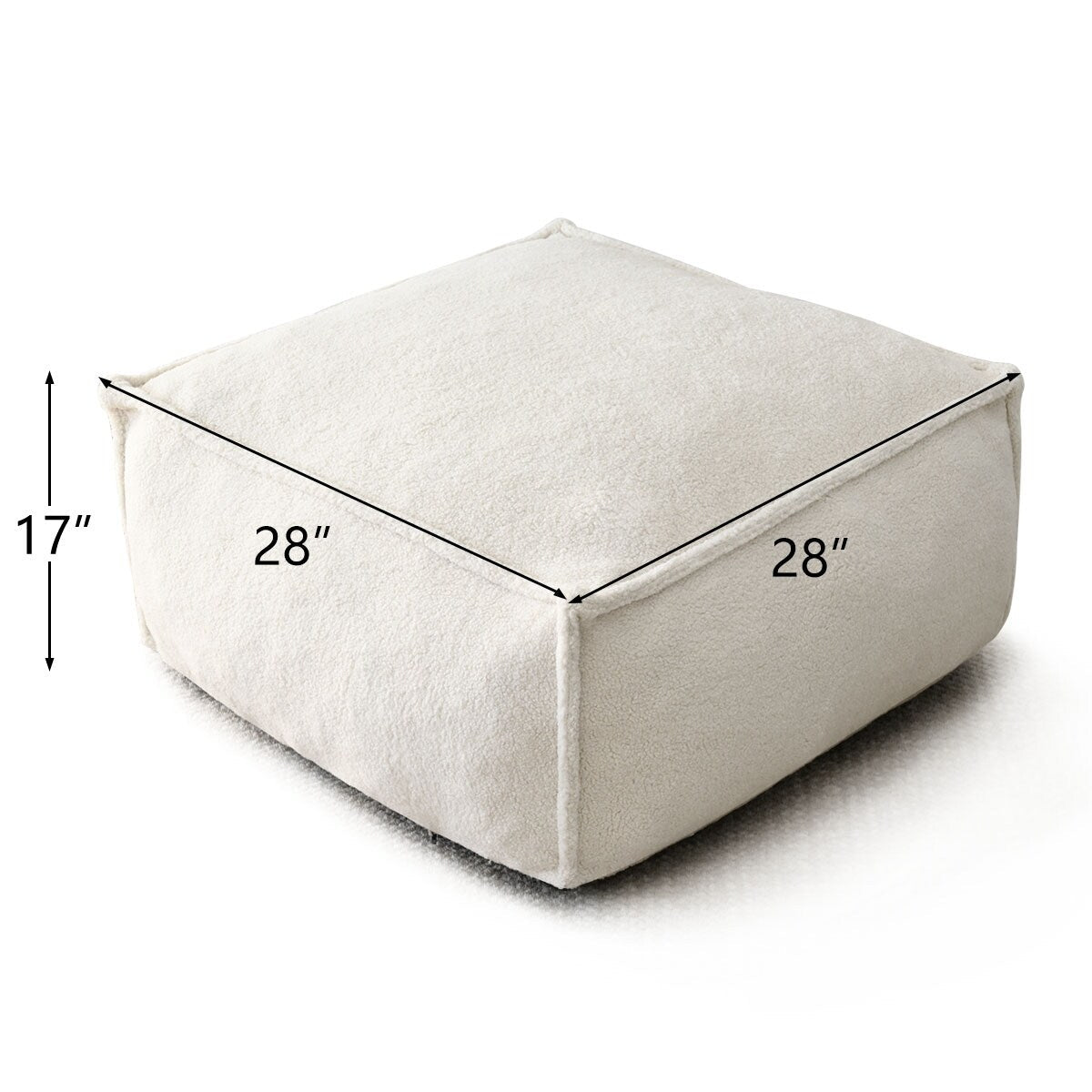 Lazy Sofa Couch Living Room Sofa Bean Bag Chair with Memory Foam