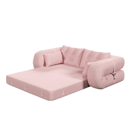 78in Wide Lazy Sofa Couch Multi Functional Foldable Sofa Bed