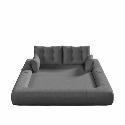 78in Wide Lazy Sofa Couch Multi Functional Foldable Sofa Bed