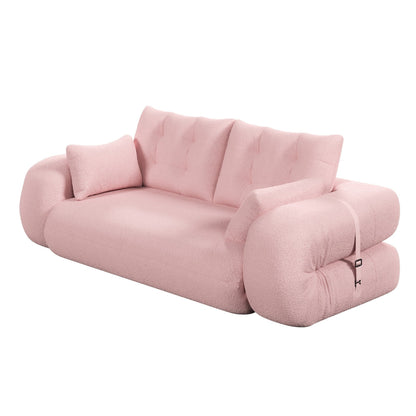 78in Wide Lazy Sofa Couch Multi Functional Foldable Sofa Bed