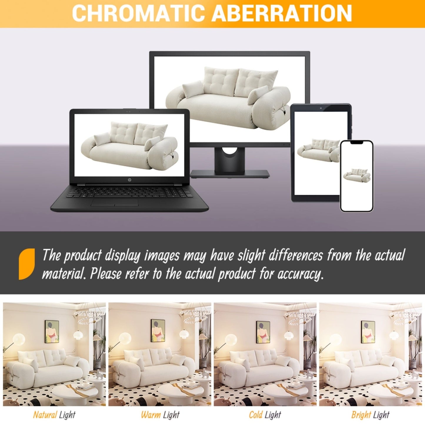 78in Wide Lazy Sofa Couch Multi Functional Foldable Sofa Bed