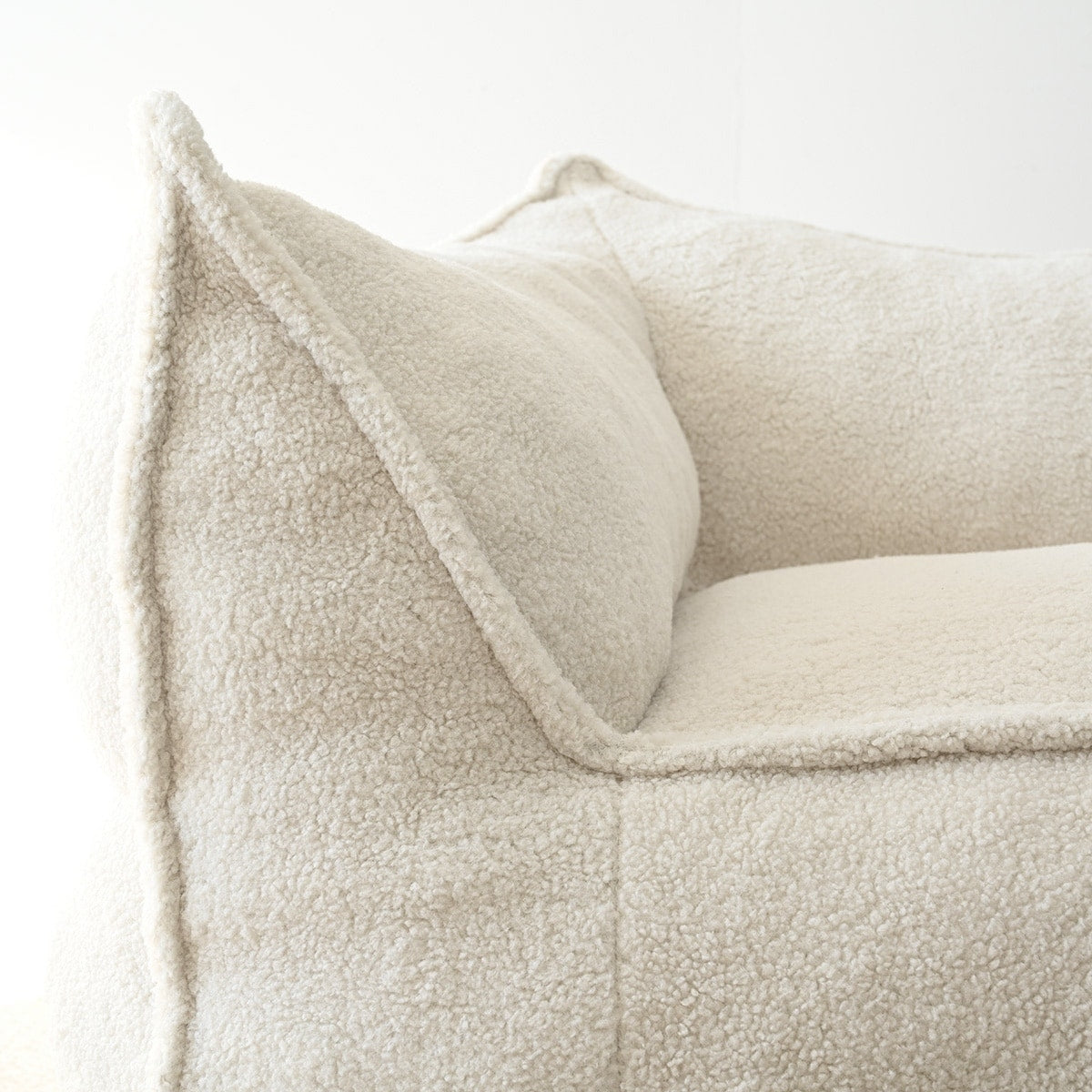 Lazy Sofa Couch Living Room Sofa Bean Bag Chair with Memory Foam