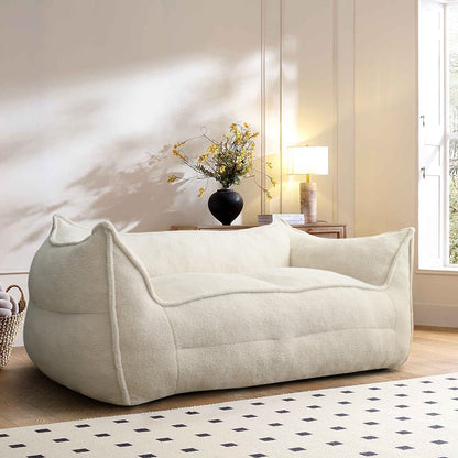 Lazy Sofa Couch Living Room Sofa Bean Bag Chair with Memory Foam