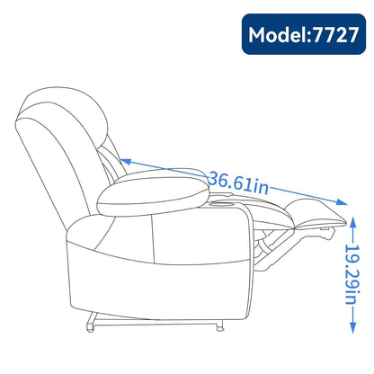 Leatheraire Power Lift Recliner Chair