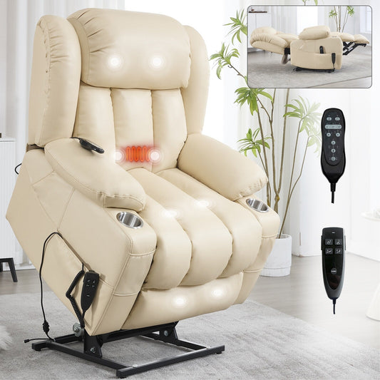 Leatheraire Power Lift Recliner Chair