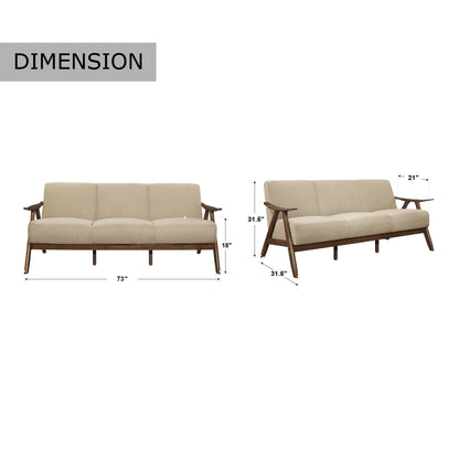 Levine Retro Living Room Sofa