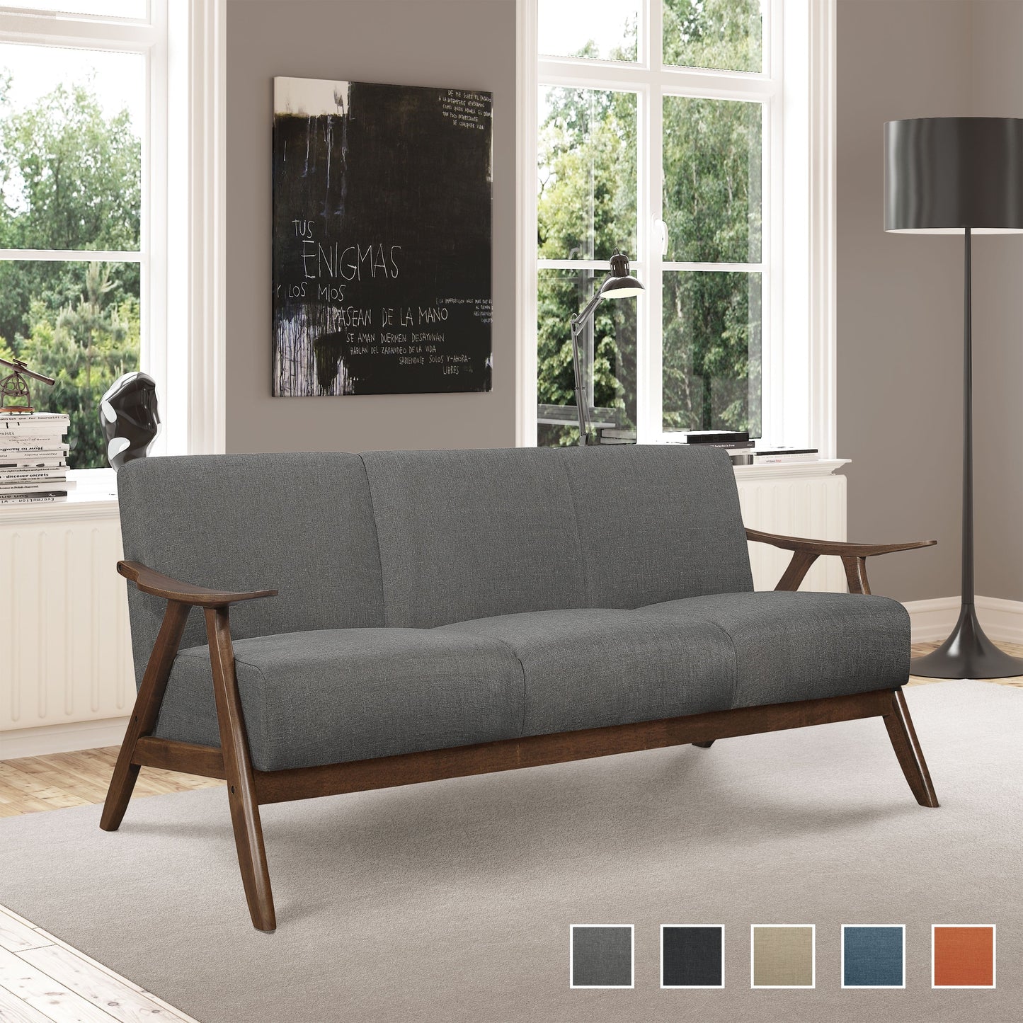 Levine Retro Living Room Sofa