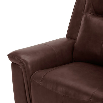 Liberty Furniture Avery Power Reclining Sofa Couch Cognac Leather - Width 88'' x Dept 39'' x Height 41''