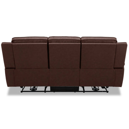 Liberty Furniture Avery Power Reclining Sofa Couch Cognac Leather - Width 88'' x Dept 39'' x Height 41''