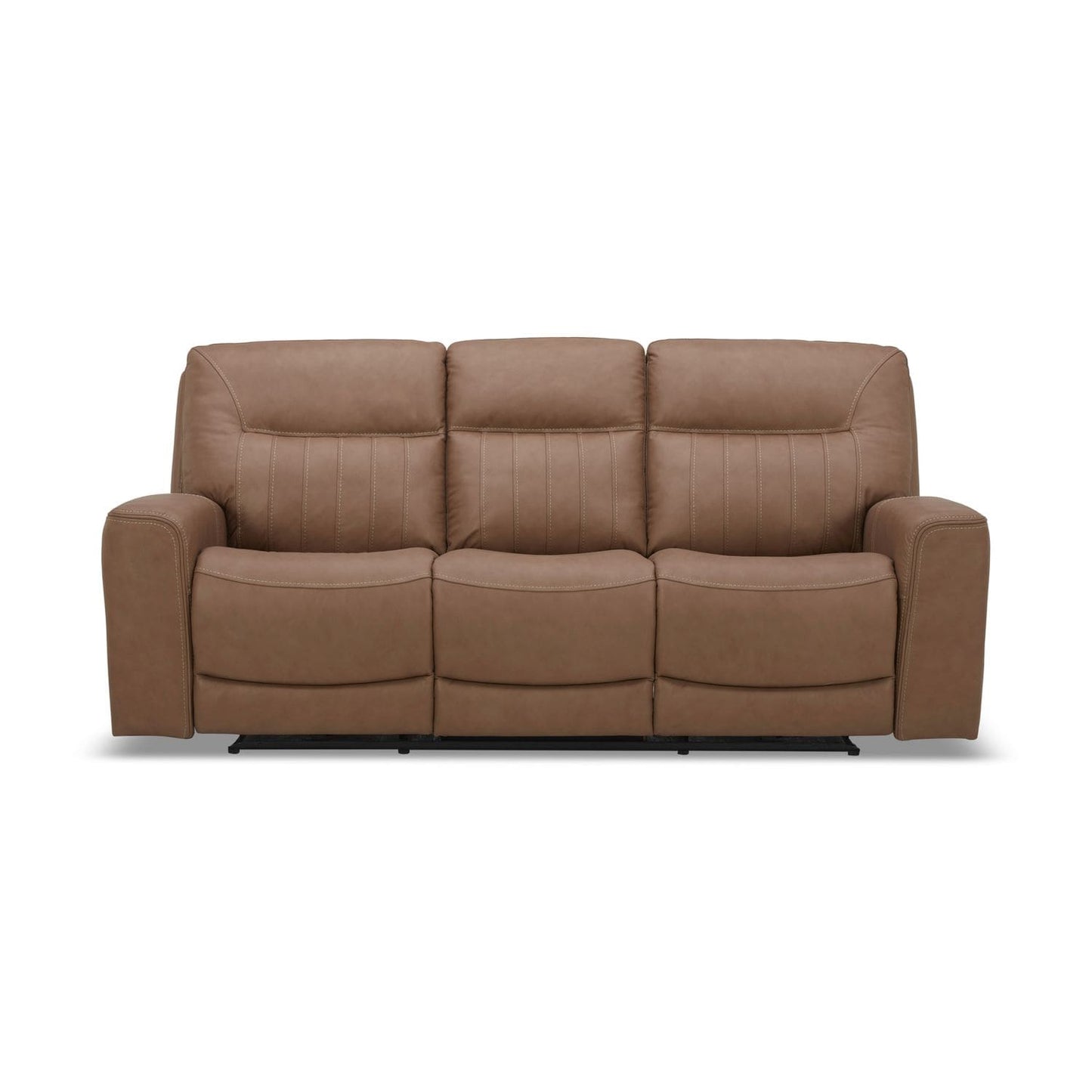 Liberty Furniture Bennett Power Reclining Sofa Butternut Brown Leather - Width 89 x Depth 39 x Height 41