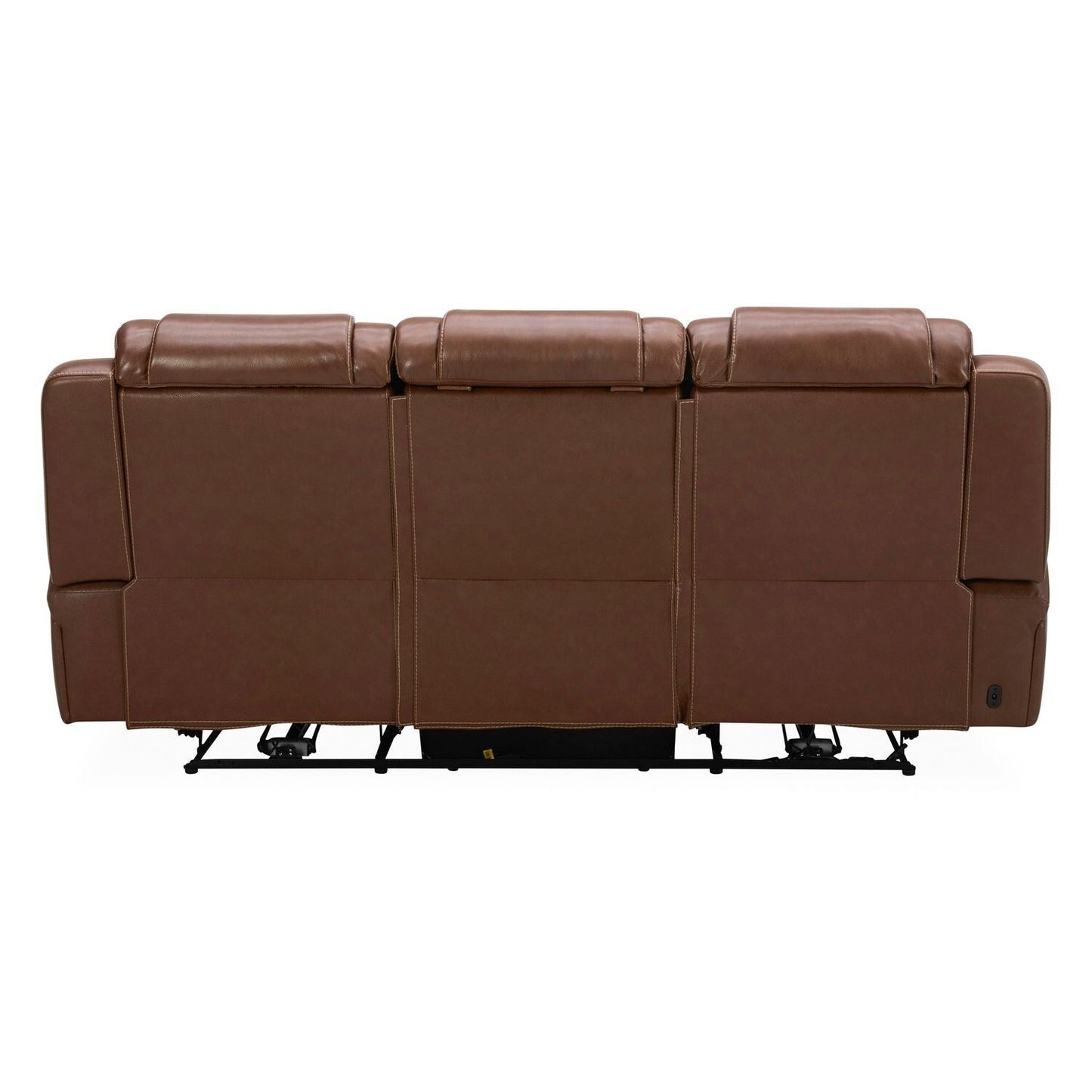 Liberty Furniture Caswell Power Sofa Chestnut Leather - Width 91 x Depthc40 x Height 42