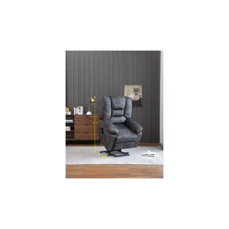 Lift Chair Relax Sofa Chair in Black