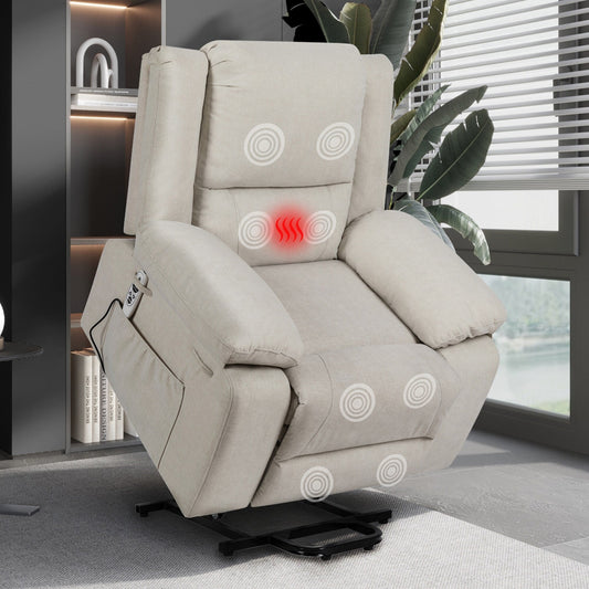 Lift Recliner Chair with Massage/Heat, Zero?Gravity & Remote (300?lb)