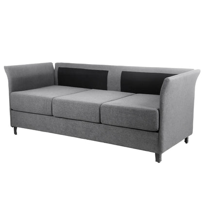 Linen 3-seater Detachable Sofa with Metal Frame