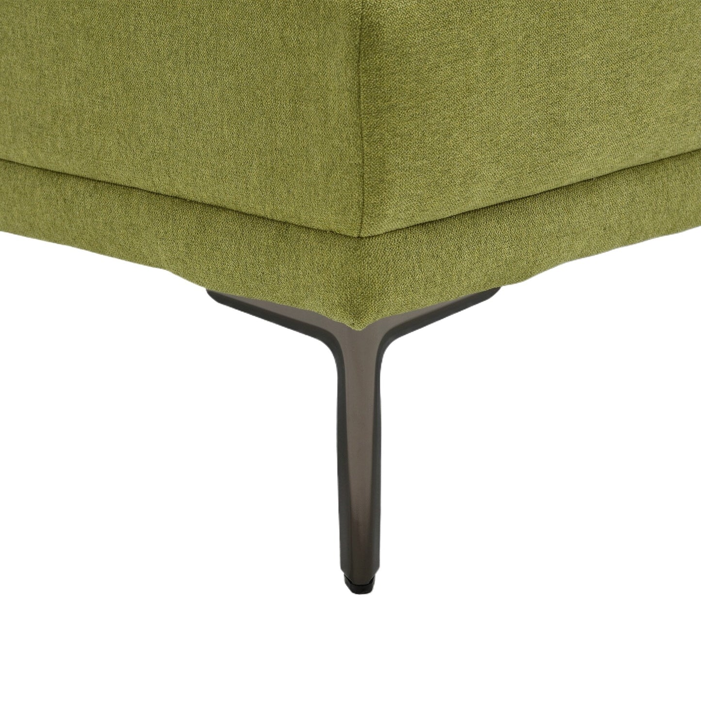 Linen Loveseat Sofa with Adjustable Armrests