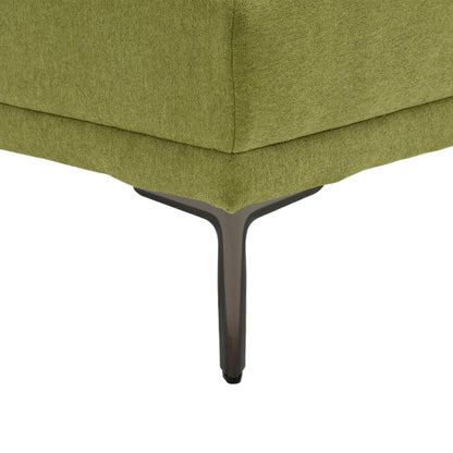 Linen Loveseat Sofa with Adjustable Armrests