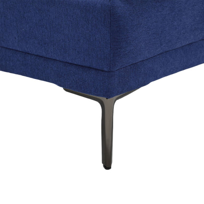 Linen Loveseat Sofa with Adjustable Armrests
