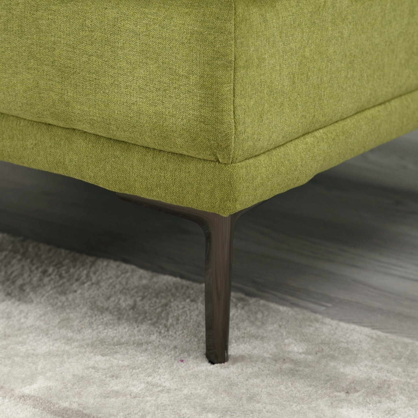 Linen Loveseat Sofa with Adjustable Armrests