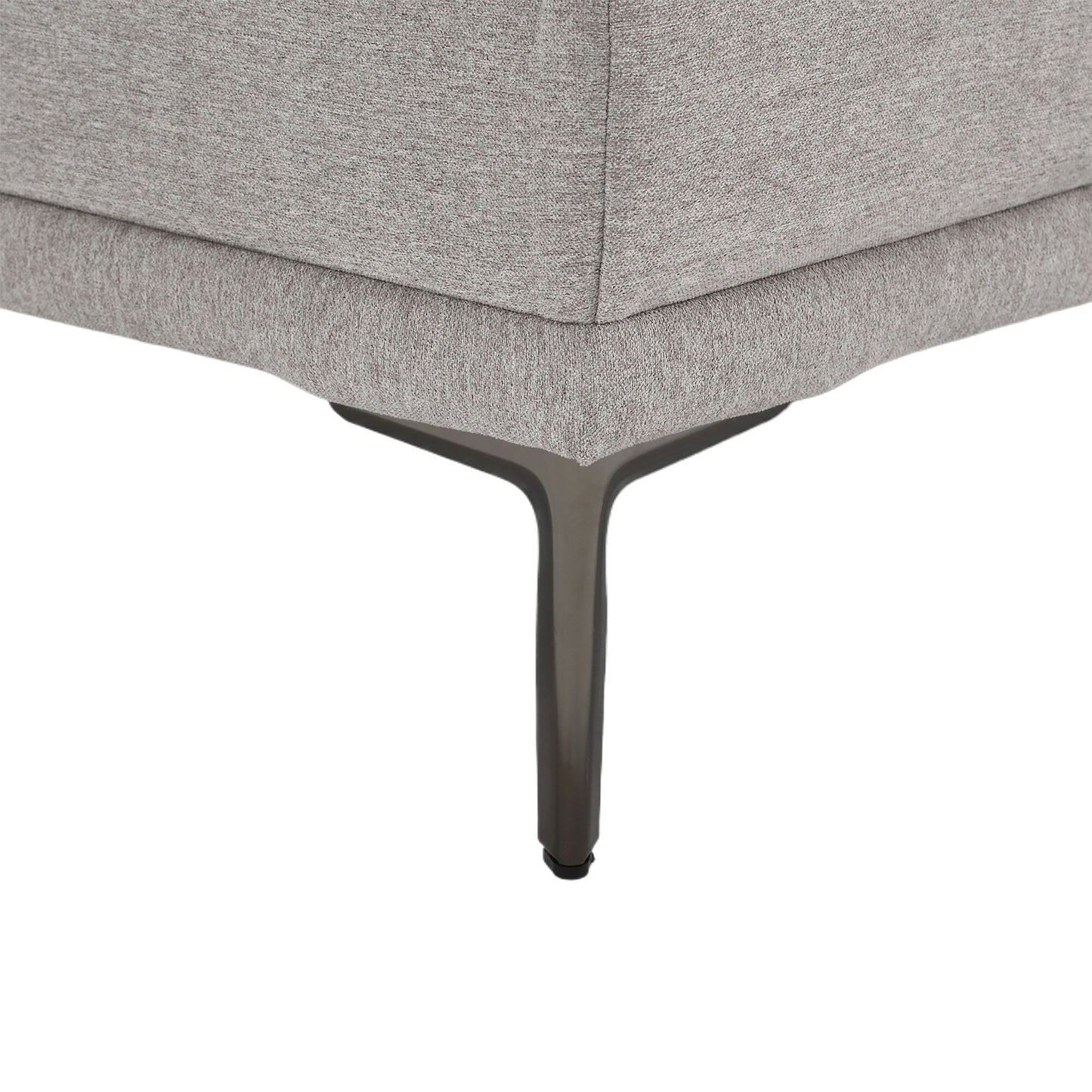 Linen Loveseat Sofa with Adjustable Armrests