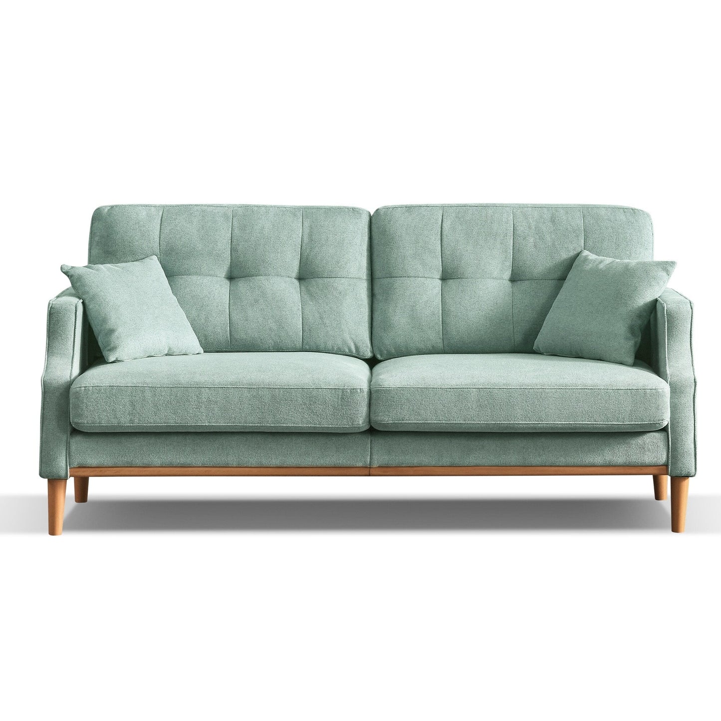 Upholstered Sofa with Waterproof Fabric and USB Port - 32.30 x 70.10 x 35.03