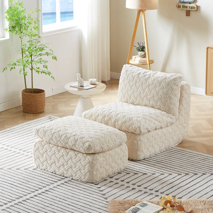 Full Compression Sofa Chair With Swivel Add Ottoman