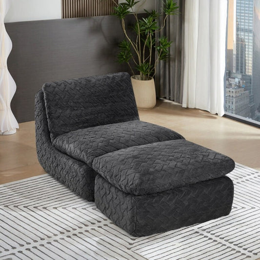 Full Compression Sofa Chair With Swivel Add Ottoman