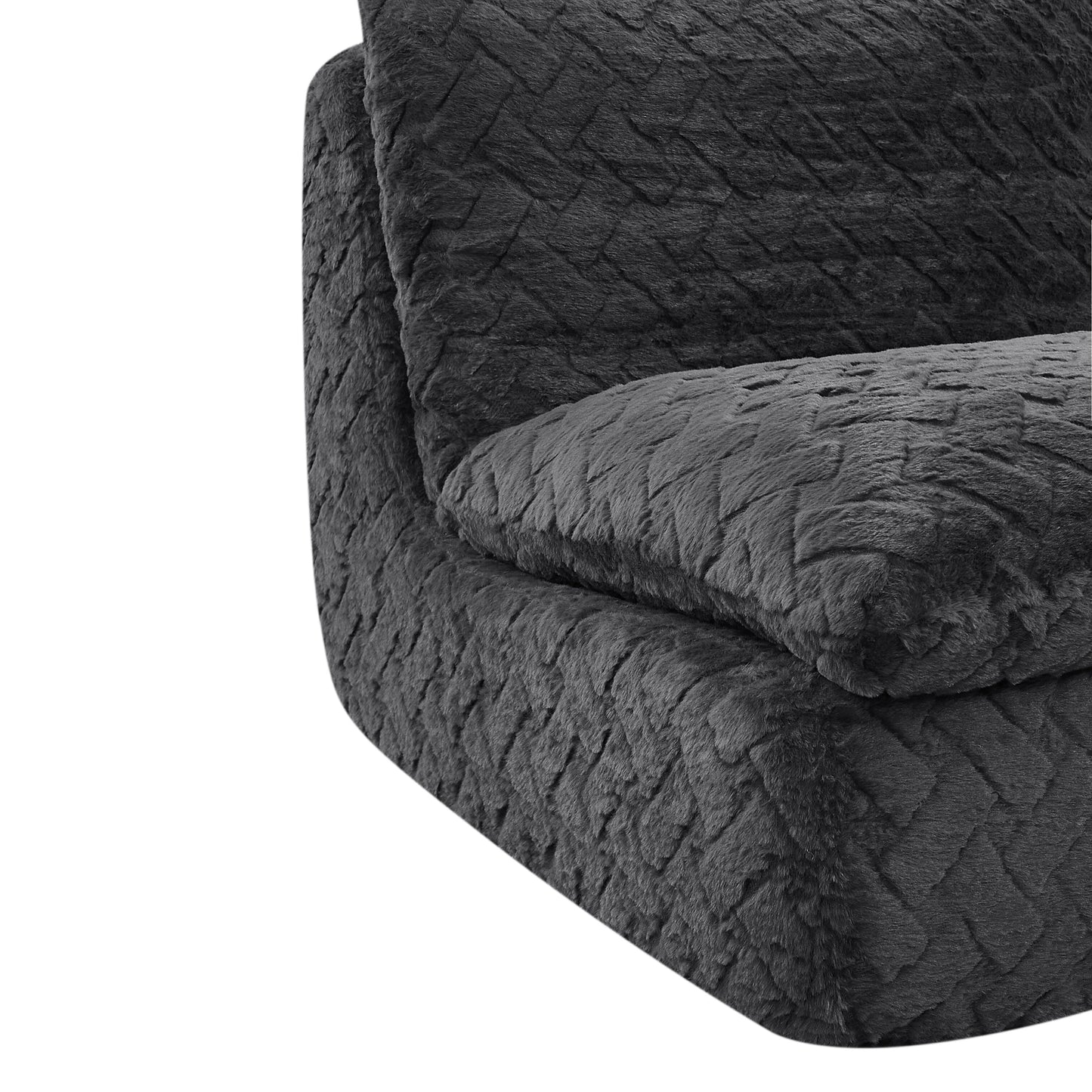 Full Compression Sofa Chair With Swivel Add Ottoman