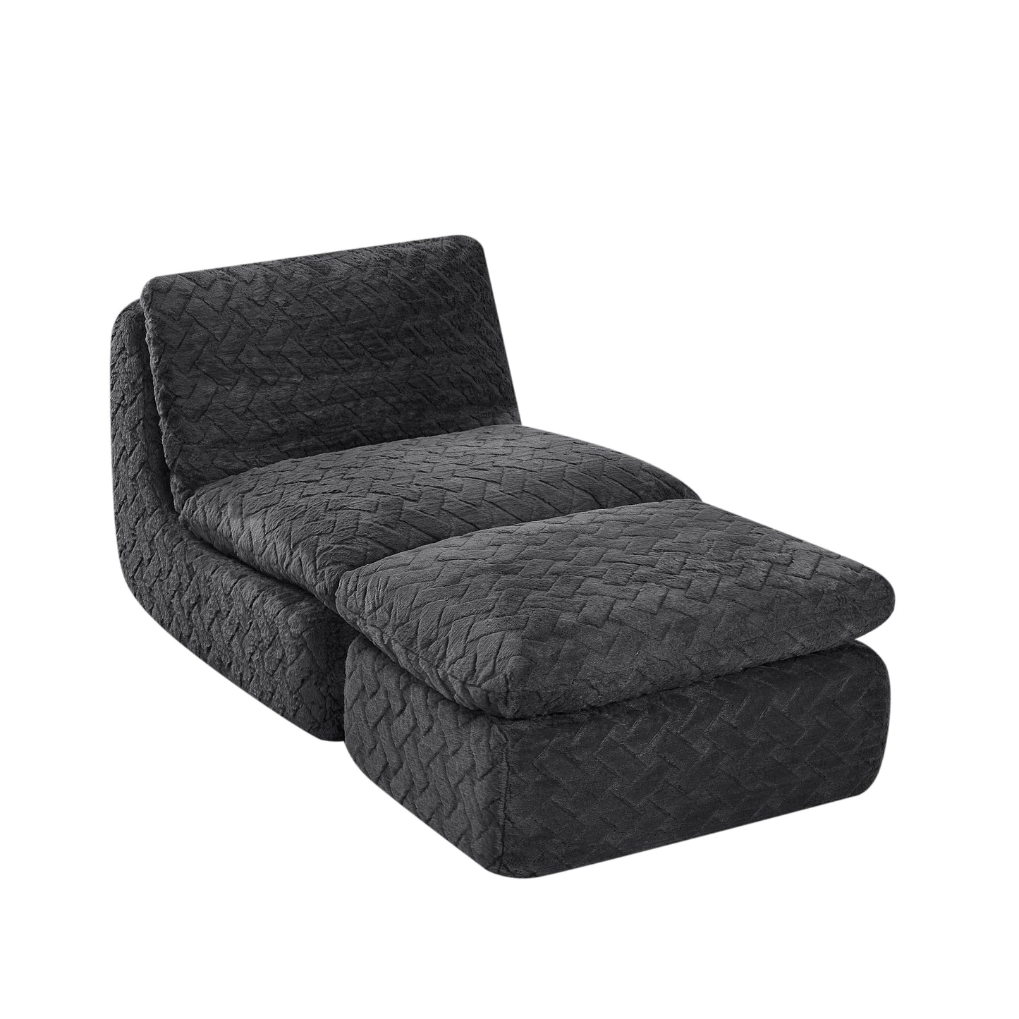 Full Compression Sofa Chair With Swivel Add Ottoman