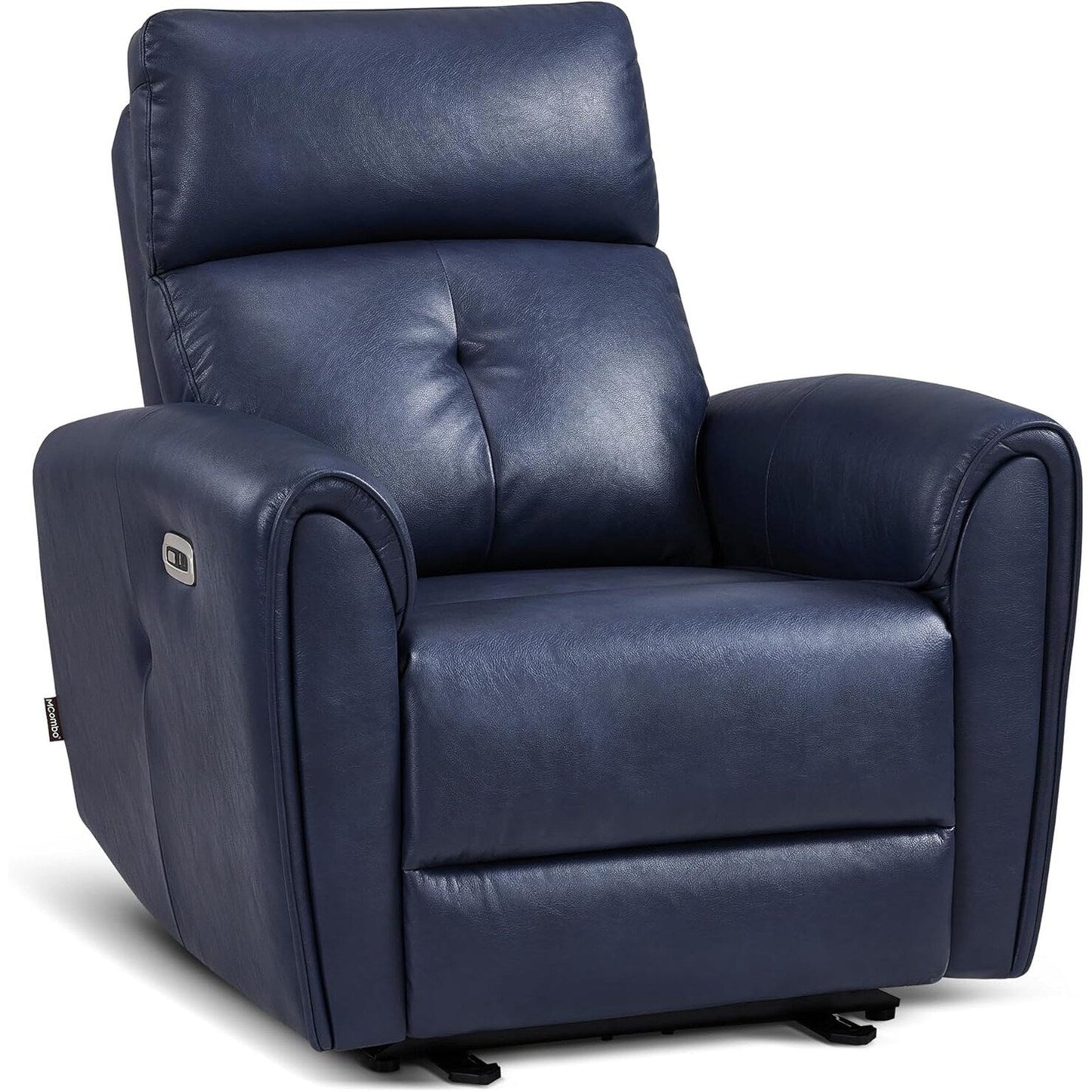 MCombo Power Small Recliners, Modern Zero Wall Hugger Recliners Chair with Lumbar Support, USB and Charging Ports, FSC Certified