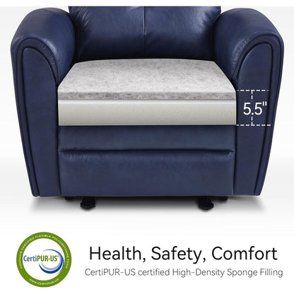 MCombo Power Small Recliners, Modern Zero Wall Hugger Recliners Chair with Lumbar Support, USB and Charging Ports, FSC Certified