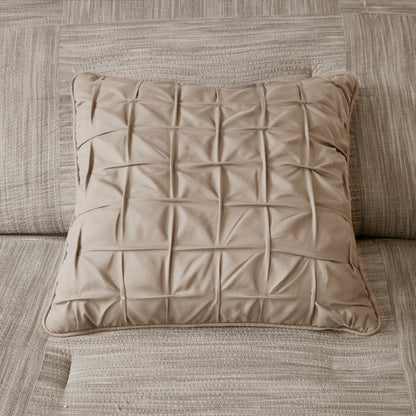 Madison Park Clayton 7 Piece Printed Seersucker Comforter Set