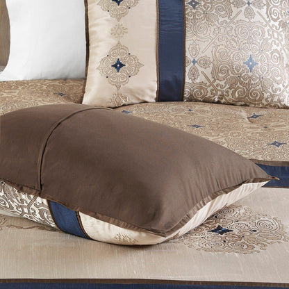 Madison Park Essentials Parker Jacquard Embroidered Pieced 24 Piece Room in a Bag