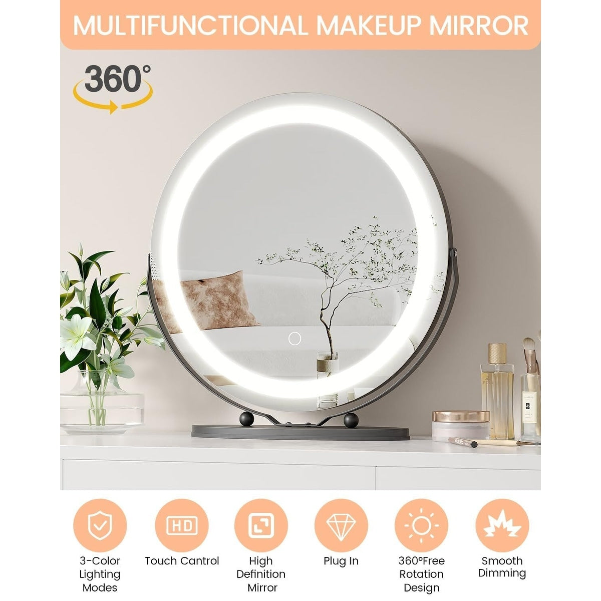 Makeup Mirror Vanity Mirror with Lights