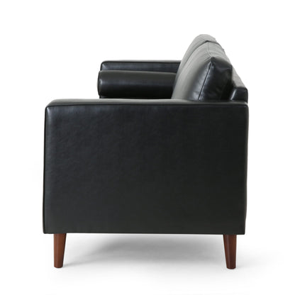 Malinta Contemporary Tufted 3 Seater Sofa by Christopher Knight Home - 82.25 L x 33.00 W x 33.00 H